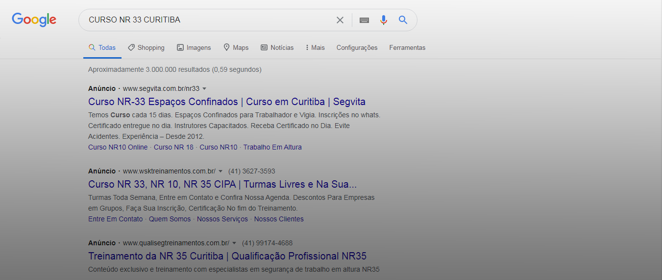 case de campanha no google ADS